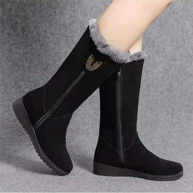 Adolf – Kuschelige Winterstiefel mit Fellkragen