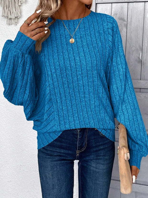 Magdalena – Kuscheliger Strickpullover mit Ballonärmeln