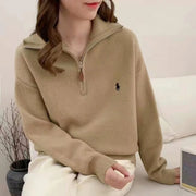 Friedrich – Bequemer Pullover mit Reißverschluss