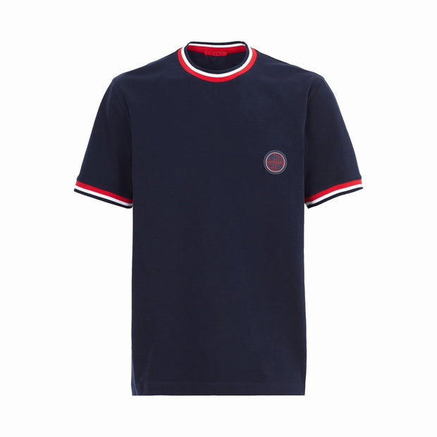 Dietrich - T-shirt sportif à rayures contrastées