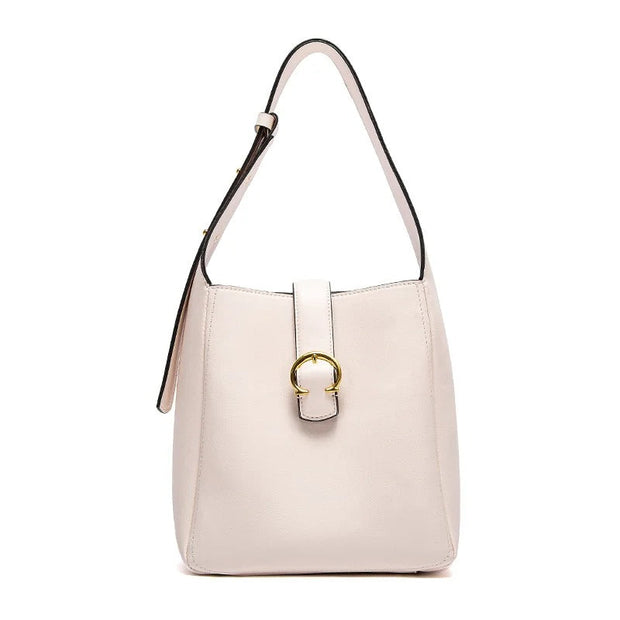 Carwena - Stilvolle Schultertasche mit goldener Schnalle