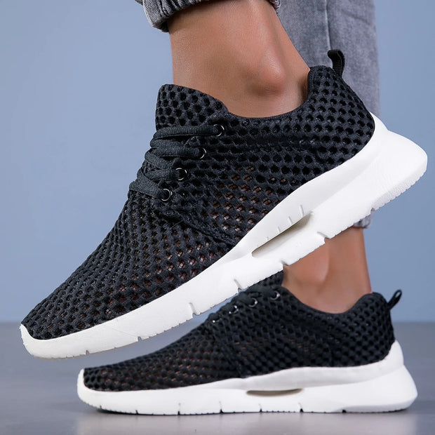 Giselotte - Ultraleichte Sneaker mit Mesh-Design