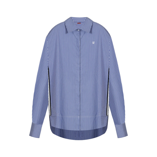 Carwena - Chemisier rayé décontracté au look oversize