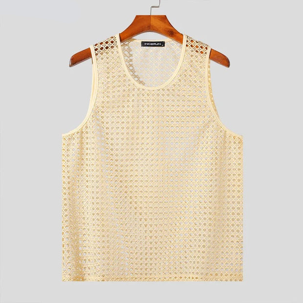 Darnulf - Luftiges Netz-Tanktop für den Sommer