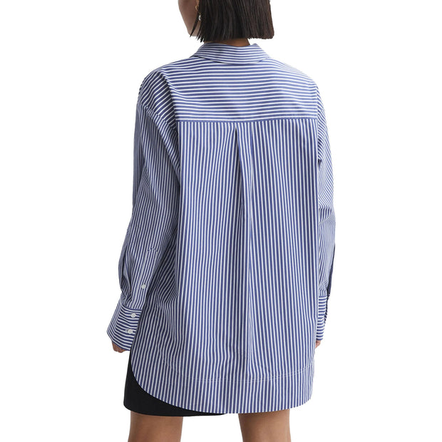 Carwena - Chemisier rayé décontracté au look oversize