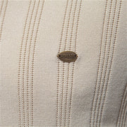 Jorven - Strukturiertes Poloshirt mit Retro-Streifen