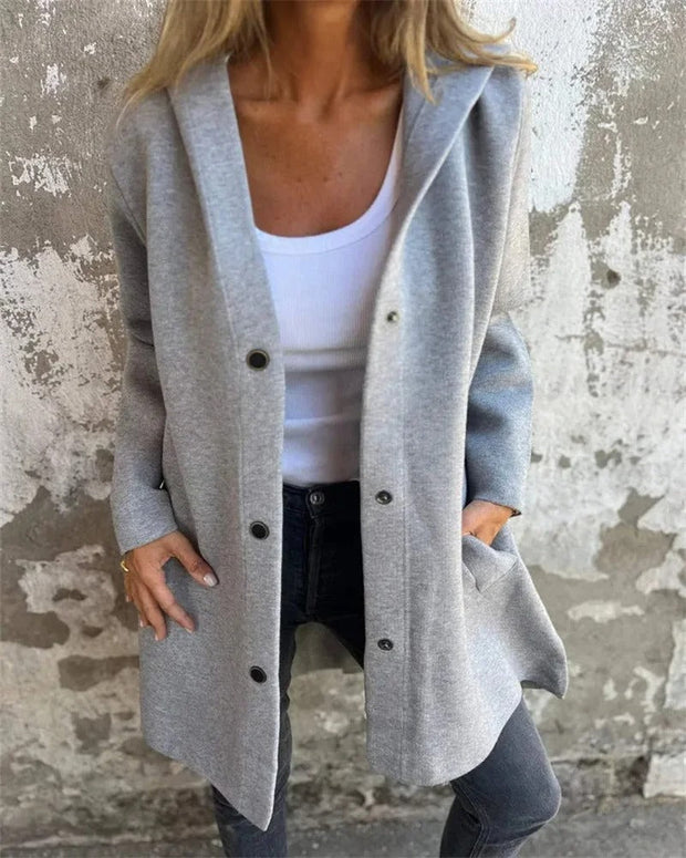 Gisela - Bequemer Hoodie-Cardigan