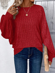 Magdalena – Kuscheliger Strickpullover mit Ballonärmeln