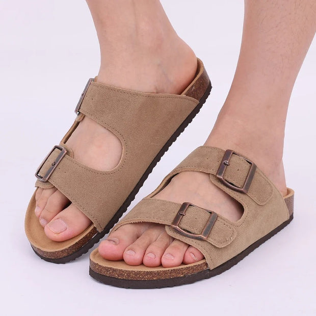 Giselotte - Korksandalen mit zwei Riemenvarianten