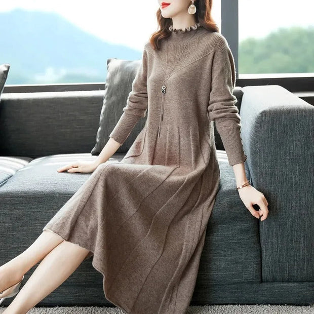 Alexander - Elegantes Strick-Midikleid