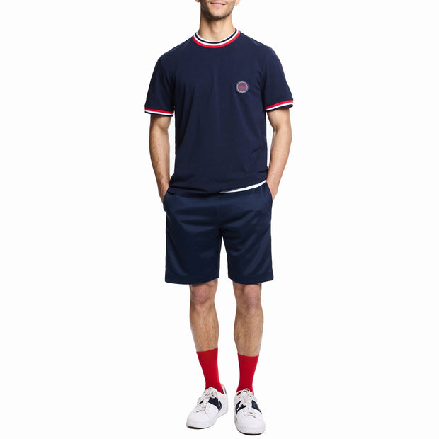 Dietrich - T-shirt sportif à rayures contrastées