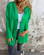 Gisela - Bequemer Hoodie-Cardigan