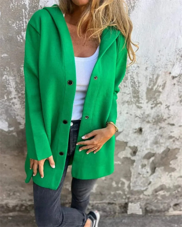 Gisela - Bequemer Hoodie-Cardigan