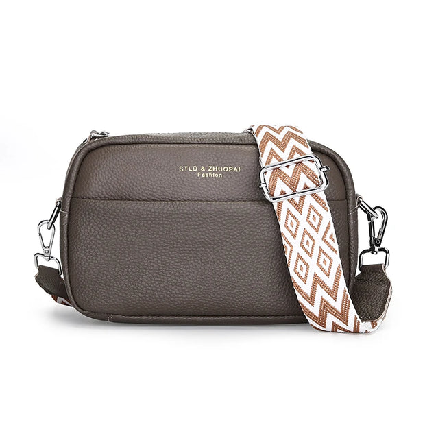 Eveline - Sac bandoulière en cuir véritable