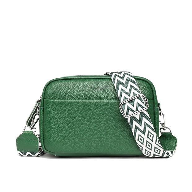 Eveline - Sac bandoulière en cuir véritable