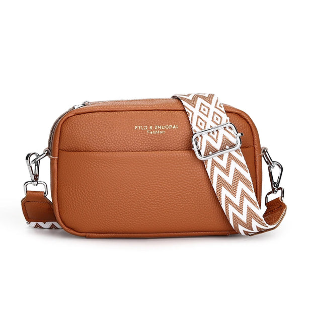 Eveline - Sac bandoulière en cuir véritable