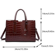 Manuela - sac en crocodile 