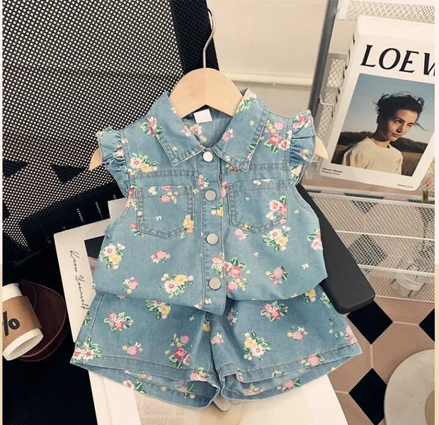 Lorena - ensemble jean pour fille