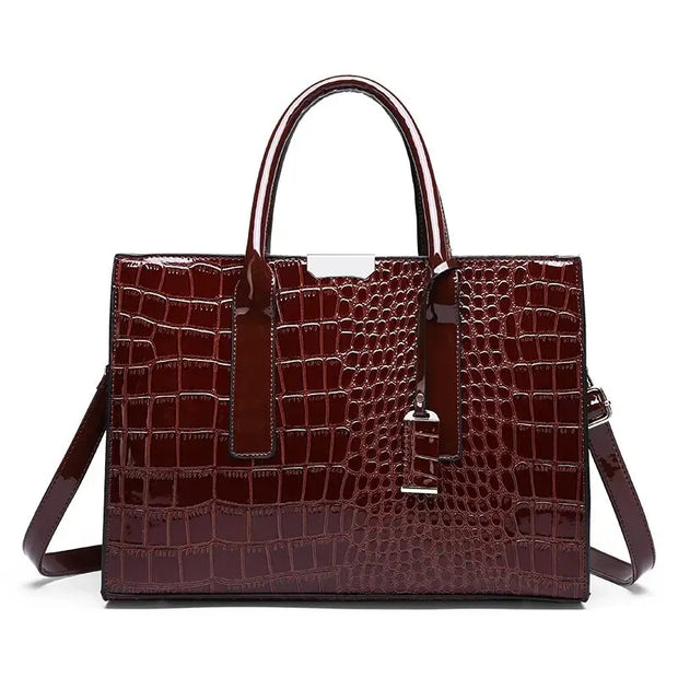 Manuela - sac en crocodile 
