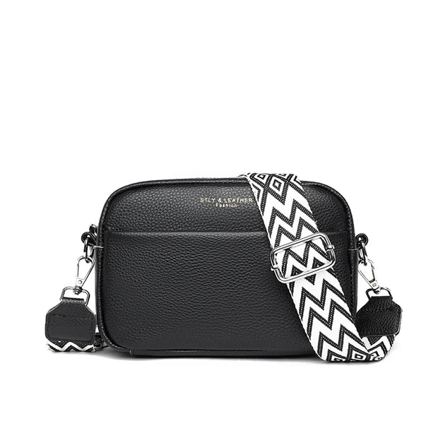 Eveline - Sac bandoulière en cuir véritable