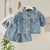 Giselle - Ensemble jean "Fleurs" pour fille