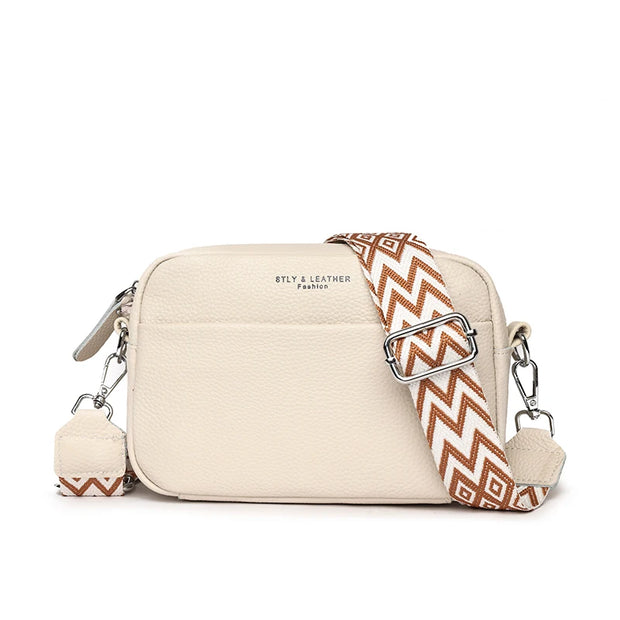 Eveline - Sac bandoulière en cuir véritable