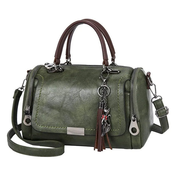 Fabienne - Sac à main à pompons