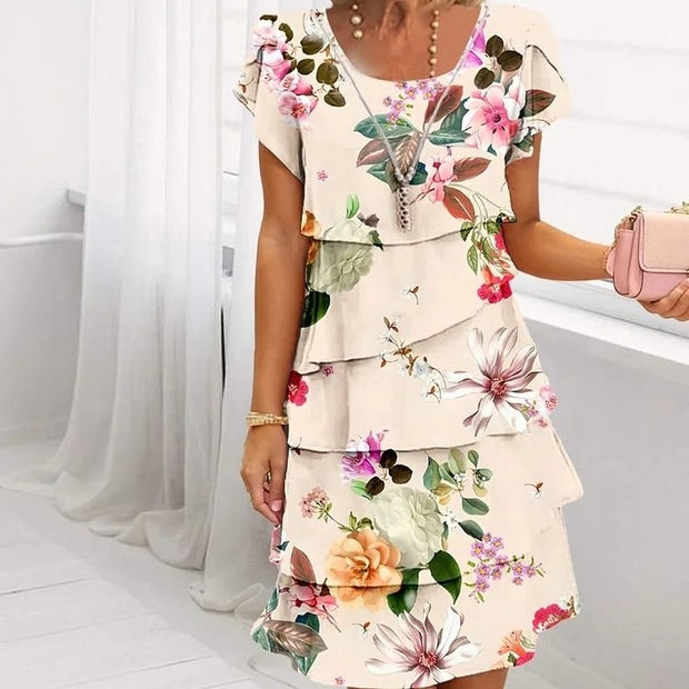 Mia - elegantes Blumenkleid