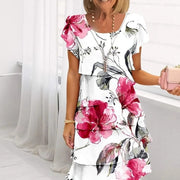 Mia - elegantes Blumenkleid