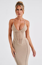 Lucy - Zachte Warmte Maxikleid