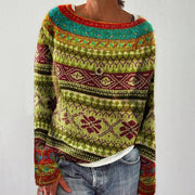 Luciana - Einzigartiger Print-Pullover