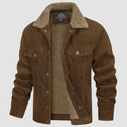 Vibe | Herren- Winterjacke mit Teddyfutter