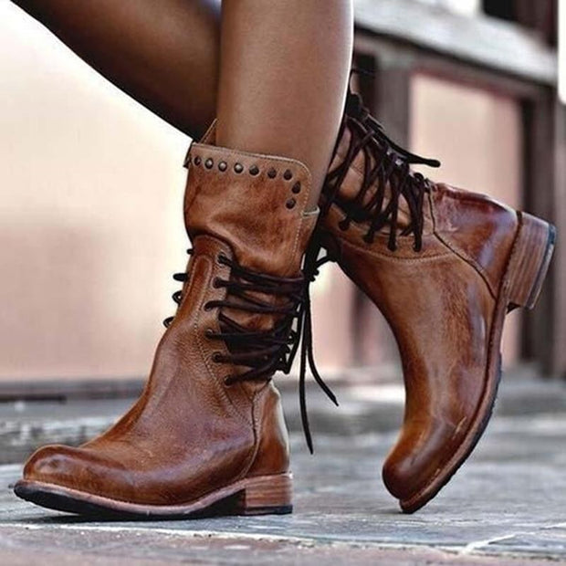 Delilah - bottes en cuir, idéales pour cet automne !