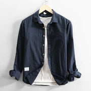 JACKSON - 100% Baumwolle Unifarbenes Hemd