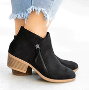Lillian - Bottines à talons hauts et fermeture éclair latérale pour femme