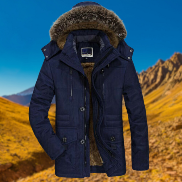 Démarche | Veste à capuche doublée polaire pour homme