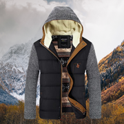 Artisanat | Veste d'hiver avec doublure en peluche pour homme