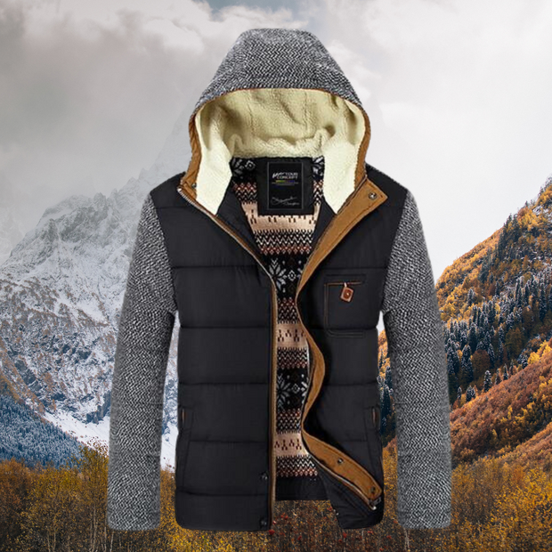 Artisanat | Veste d'hiver avec doublure en peluche pour homme