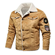Charm | Herren- Lederjacke mit Fleecefutter