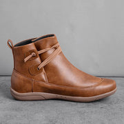 Lori - Leder Stiefelette mit Riemen
