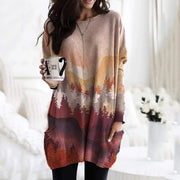ELAINE - Pull long pour femme