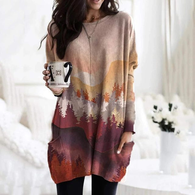 ELAINE - Pull long pour femme