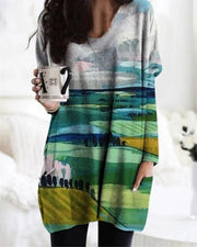 ELAINE - Pull long pour femme