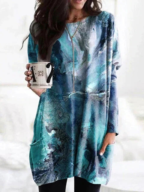 ELAINE - Pull long pour femme