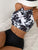 EVELYN - Tie Dye Bedruckter Badeanzug mit hohem Ausschnitt