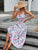ALEXANDRA - Robe longue sexy imprimée
