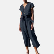 EVA - Vintage einfarbig Frauen Overall