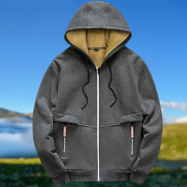 Saleté | Veste à capuche doublée pour homme