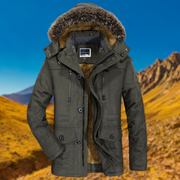 Démarche | Veste à capuche doublée polaire pour homme