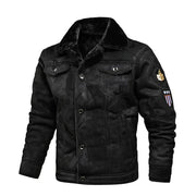 Charm | Herren- Lederjacke mit Fleecefutter